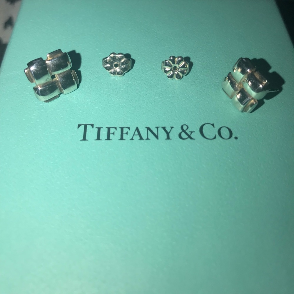 Authentic Tiffany &Co Weave Earrings